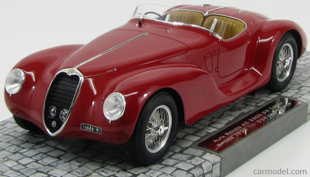  Minichamps  ALFA  ROMEO  6C SS CORSA SPIDER 1939 Modellfut r