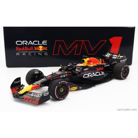 Minichamps RED BULL F1 RB19 TEAM ORACLE RED BULL RACING N 1 WORLD CHAMPION WINNER SPAIN GP 2023 MAX VERSTAPPEN