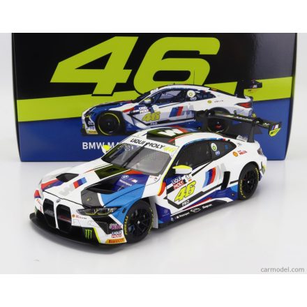 MINICHAMPS BMW 4-SERIES M4 GT3 TEAM WRT N 46 6th 12h BATHURST 2023 - VALENTINO ROSSI - AUGUSTO FARFUS - MAXIME MARTIN