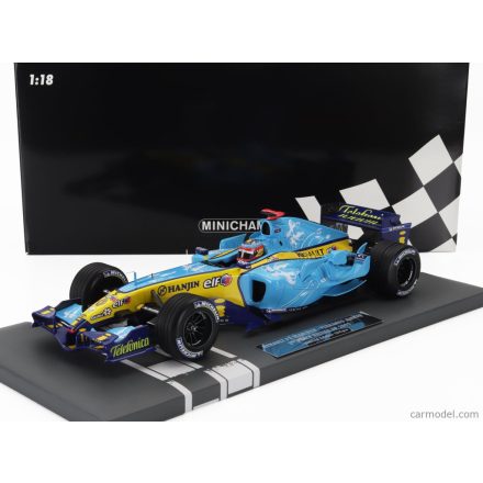 Minichamps RENAULT F1 R25 TEAM MILD SEVEN RENAULT N 1 WORLD CHAMPION 2nd BRITISH SILVERSTONE GP 2005 FERNANDO ALONSO