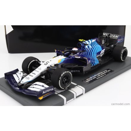 Minichamps Williams F1 FW43B MERCEDES M12 EQ POWER+ TEAM WILLIAMS RACING N 6 SAUDI ARABIA GP 2021 NICHOLAS LATIFI