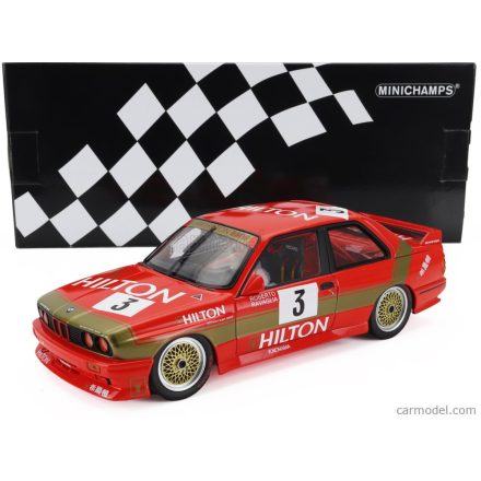 MINICHAMPS BMW 3-SERIES M3 TEAM SCHNITZER N 3 WINNER GUIA RACE MACAU 1987 ROBERTO RAVAGLIA