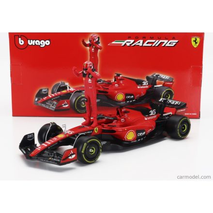 Burago FERRARI F1 SF-23 TEAM SCUDERIA FERRARI N 55 SEASON 2023 CARLOS SAINZ