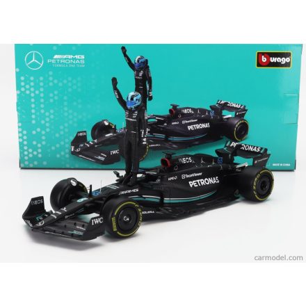 Burago MERCEDES GP F1 W14 TEAM MERCEDES-AMG PETRONAS FORMULA ONE N 63 SEASON 2023 GEORGE RUSSELL