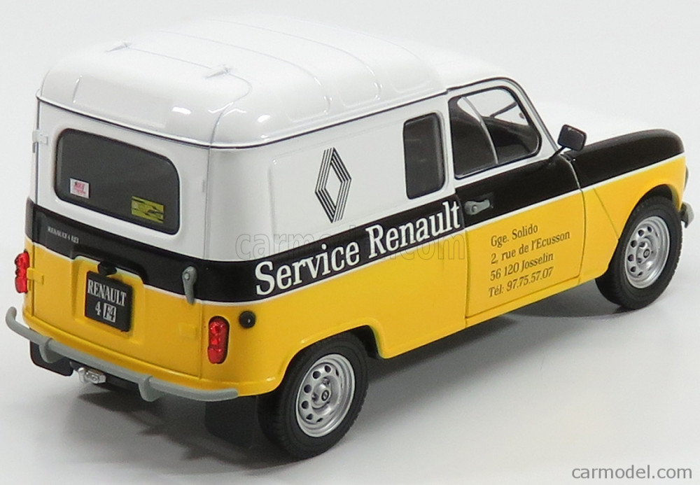  Solido  RENAULT 4L  F4  VAN RENAULT SERVICE 1975 Modellfut r