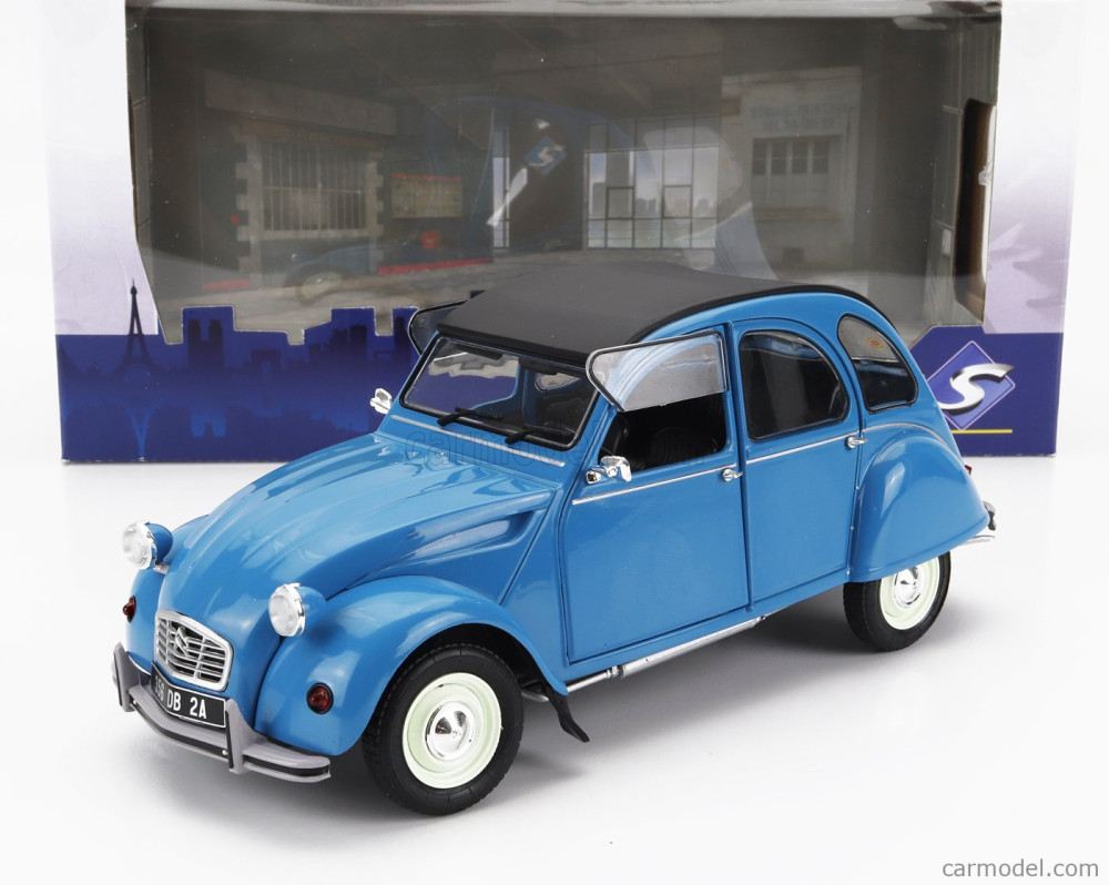 Solido CITROËN 2CV6 BLEU PETROLE 1982 - Modellfutár | Makett