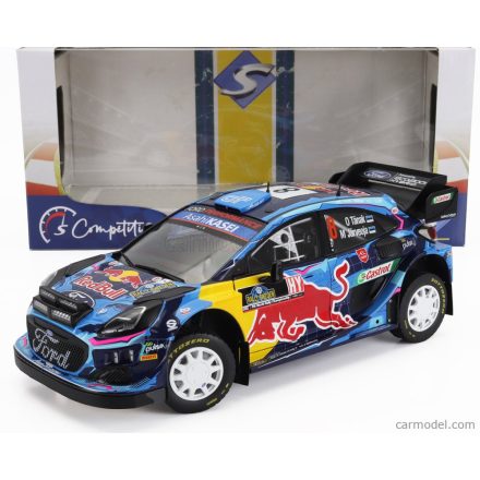 Solido Ford PUMA RALLY1 TEAM RED BULL FORD WORLD RALLY M-SPORT N 8 WINNER RALLY SWEDEN 2023 OTT TANAK - MARTIN JARVEOJA