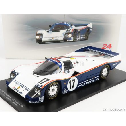 SPARK-MODEL PORSCHE 962C TEAM ROTHMANS PORSCHE AG N 17 WINNER 24h LE MANS 1987 D.BELL - A.HOLBERT - H.J.STUCK