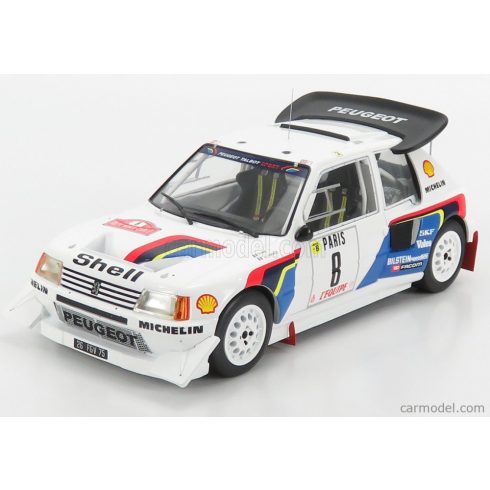 Ixo Peugeot 5 T16 Evo2 N 8 6th Rally Montecarlo 1986 B Sab