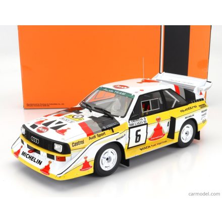 IXO AUDI SPORT QUATTRO S1 E2 N.6 RALLYE WM 1000 LAKES RALLY H.MIKKOLA / A.HERTZ 1985