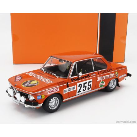 IXO BMW 2002 JAGERMEISTER (night version) N 255 RALLY MONTECARLO 1973 WOLFGANG STILLER - AXEL WAGENER