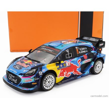 IXO FORD PUMA RALLY1 TEAM RED BULL FORD WORLD RALLY M-SPORT N 8 3rd RALLY CENTRAL EUROPEAN 2023 OTT TANAK - MARTIN JARVEOJA