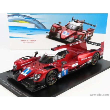 SPARK-MODEL ORECA GIBSON 07 GK428 4.2L V8 TEAM RICHARD MILLE RACING N 1 24h LE MANS 2021 T.CALDERON - S.FLORSCH - B.VISSER