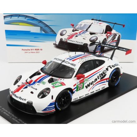 SPARK-MODEL PORSCHE 911 991-2 4.2L RSR-19 TEAM WEATHERTECH RACING N 79 24h LE MANS 2021 E.BAMBER - C.MACNEIL - L.VANTHOOR