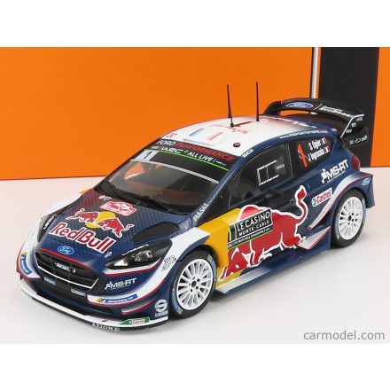 IXO FORD FIESTA WRC RED BULL N 1 WINNER RALLY MONTECARLO 2018 S.OGIER - J.INGRASSIA