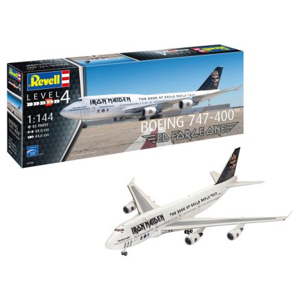 Revell Boeing 747-400 - IRON MAIDEN Ed Force One makett