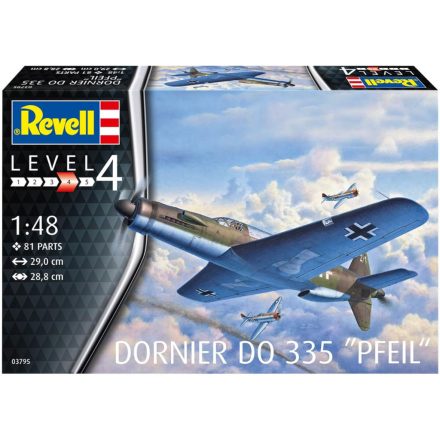 Tamiya Dornier Do 335 Pfeil makett