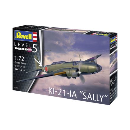 Revell Mitsubishi Ki-21-Ia 'Sally‘ makett