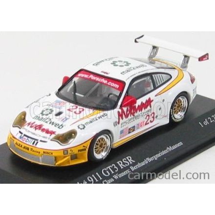 Minichamps PORSCHE 911 997 GT3RS N 23 WINNER CLASS 12h SEBRING 2004 BERNHARD - BERGMEISTER - MAASSEN