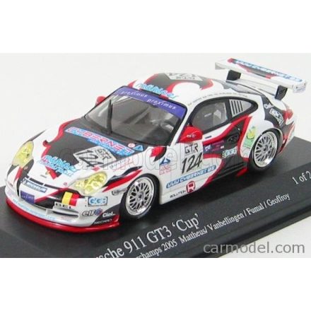 Minichamps PORSCHE 911 GT3 N 124 WINNER CLASS SPA 2005 BELLINGEN FUMALD