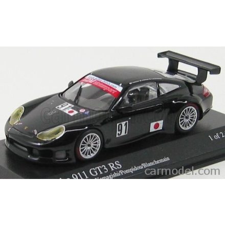 Minichamps PORSCHE 911 GT3-RS T2M MOTORSPORT N 91 ESSAIS DU MANS 2005 YAMAGISHI POMPIDOU