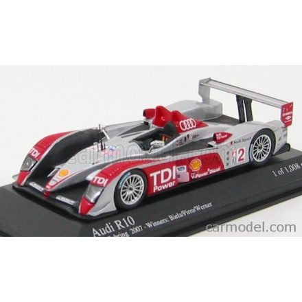 Minichamps AUDI R10 N 2 WINNER 12h SEBRING 2007 - PIRRO BIELA WERNER