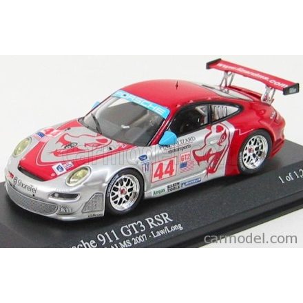 Minichamps PORSCHE 911 997 GT3RSR N 44 FLYING LIZARD 12h SEBRING 2007 LAW NEIMAN