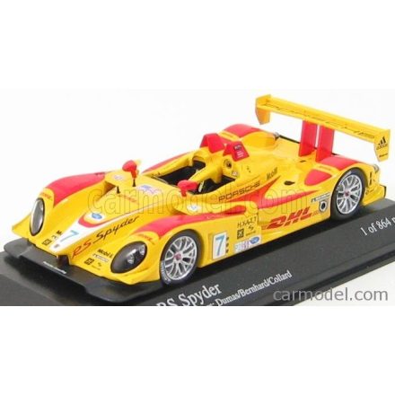 Minichamps PORSCHE RS SPIDER N 7 WINNER 12h SEBRING 2008 DUMAS - BERNHARD - COLLARD