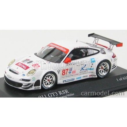 Minichamps PORSCHE 911 GT3RSR N 76 TEAM FARNBACHER LOLES MOTORSPORT 12h SEBRING 2008 WERNER - BARTHLOMEYCZIK - MILLER