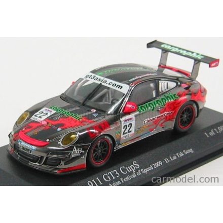 Minichamps PORSCHE 911 997 GT3 CUP S N 22 GT3 ASIA CHALLENGE - ASIAN FESTIVAL OF SPEED 2009 DAVID LAI TEK SENG