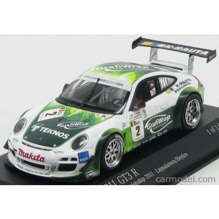 Minichamps PORSCHE 911 997 GT3 R TEAM PROSPEED COMPETITION N 2 FIA GT3 CHAMPIONSHIP 2011 LAPPALAINEN - HEYLEN