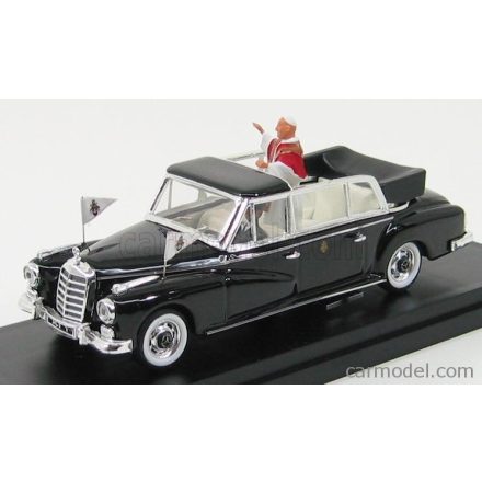 RIO MODELS MERCEDES BENZ 300 D LIMOUSINE 1960 - WITH FIGURE POPE - PAPA GIOVANNI XXIII