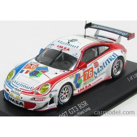 Minichamps PORSCHE 991 997 GT3 RSR 4.0L TEAM IMSA PERFORMANCE MATMUT N 76 24h LE MANS 2010 R.NARAC - P.PILET - P.LONG