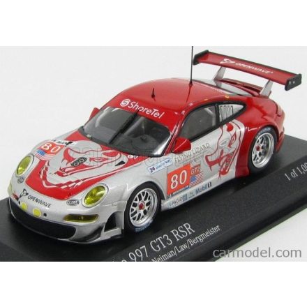 Minichamps PORSCHE 911 997 GT3 RSR 4.0L TEAM FLYING LIZARD MOTORSPORTS N 80 24h LE MANS 2010 S.NEIMAN - D.LAW - J.BERGMEISTER