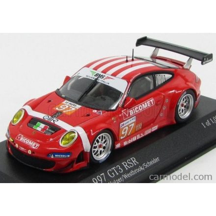 Minichamps PORSCHE 911 997 GT3 RSR 4.0L TEAM BMS SCUDERIA ITALIA SPA N 97 24h LE MANS 2010 M.HOLZER - R.WESTBROOK - T.SCHEIDER