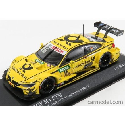 Minichamps BMW 4-SERIES M4 TEAM MTEK DEUTSCHE POST N 16 SEASON DTM 2015 T.GLOCK