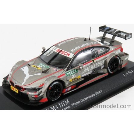 Minichamps BMW 4-SERIES M4 TEAM BMW RBM N 31 SEASON DTM 2015 T.BLOMQVIST