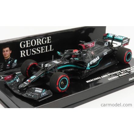 Minichamps MERCEDES F1 W11 EQ PERFORMANCE TEAM AMG PETRONAS MOTORSPORT N 63 SAKHIR GP 2020 G.RUSSEL