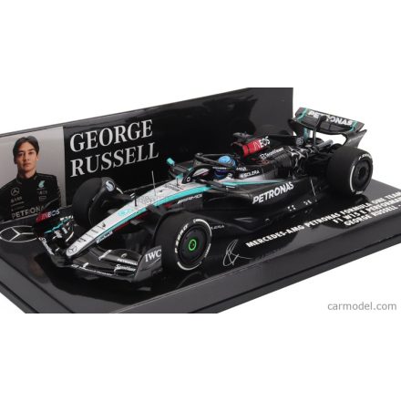 Minichamps MERCEDES F1 W15 EQ PERFORMANCE TEAM AMG PETRONAS MOTORSPORT N 63 SEASON 2024 GEORGE RUSSELL