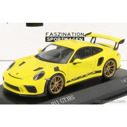 Minichamps PORSCHE 911 991-2 GT3 RS COUPE 2018 - GOLDEN RIMS