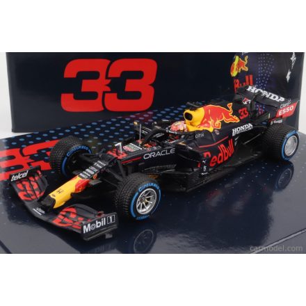 Minichamps RED BULL - F1 RB16B HONDA RA620H TEAM ASTON MARTIN N 33 WORLD CHAMPION WINNER SPA BELGIUM GP MAX VERSTAPPEN 2021 - COFFRET BOX