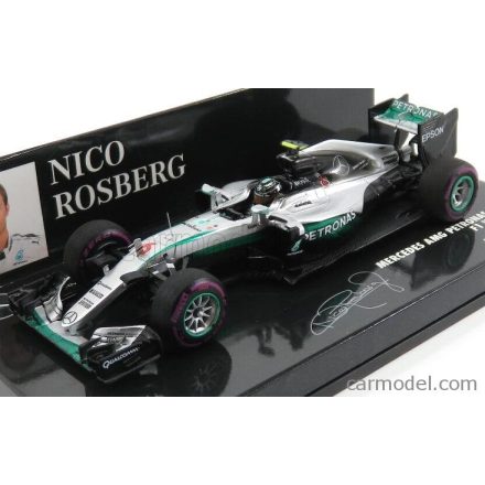 Minichamps MERCEDES F1 W07 HYBRID AMG PETRONAS N 6 MONACO GP NICO ROSBERG 2016 WORLD CHAMPION