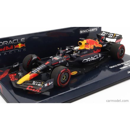 Minichamps RED BULL - F1 RB18 TEAM ORACLE RED BULL RACING N 1 WINNER SPANISH GP WORLD CHAMPION 2022 MAX VERSTAPPEN