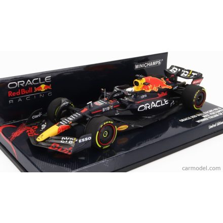 Minichamps RED BULL F1 RB18 TEAM ORACLE RED BULL RACING N 1 WINNER ITALY GP WORLD CHAMPION 2022 MAX VERSTAPPEN