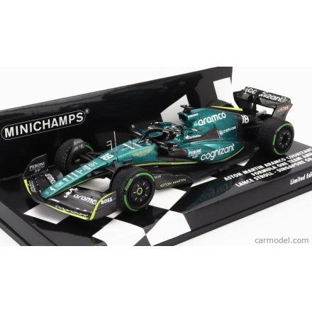 Minichamps ASTON MARTIN F1 AMR22 TEAM ARAMCO COGNIZART N 18 SINGAPORE GP 2022 LANCE STROLL