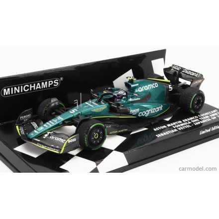 Minichamps ASTON MARTIN F1 AMR22 TEAM ARAMCO COGNIZART N 5 JAPAN GP 2022 SEBASTIAN VETTEL