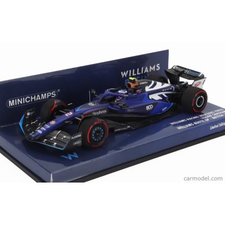 Minichamps Williams F1 FW45 TEAM WILLIAMS RACING N 2 (800th GP) BRITISH GP 2023 LOGAN SARGEANT