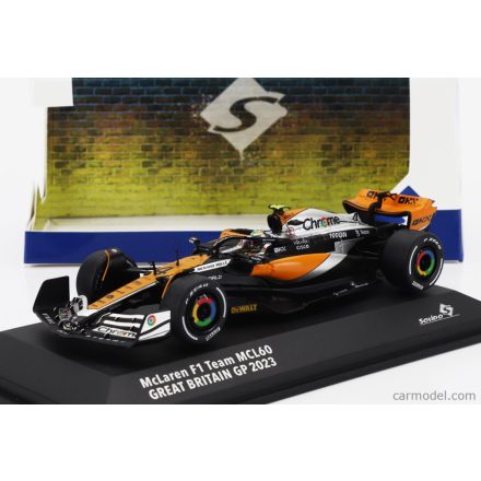 Solido McLAREN F1 MCL60 TEAM McLAREN N 4 2nd BRITISH GP 2023 LANDO NORRIS