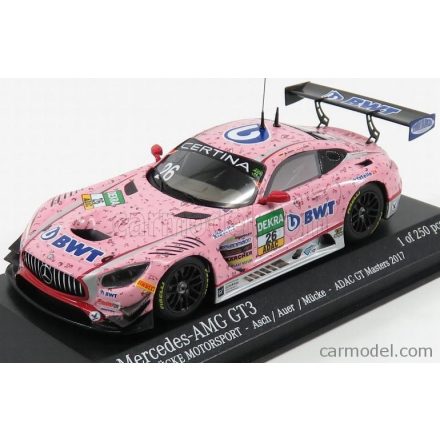 Minichamps MERCEDES GT-S GT3 AMG TEAM BWT MUCKE MOTORSPORT N 26 ADAC GT MASTERS 2017 ASCH