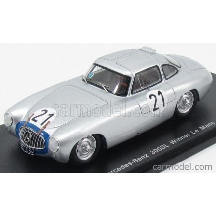 SPARK-MODEL MERCEDES 3300SL TEAM DAIMLER-BENZ A.G. N 21 WINNER LE MANS 1952 H.LANG - F.RIESS